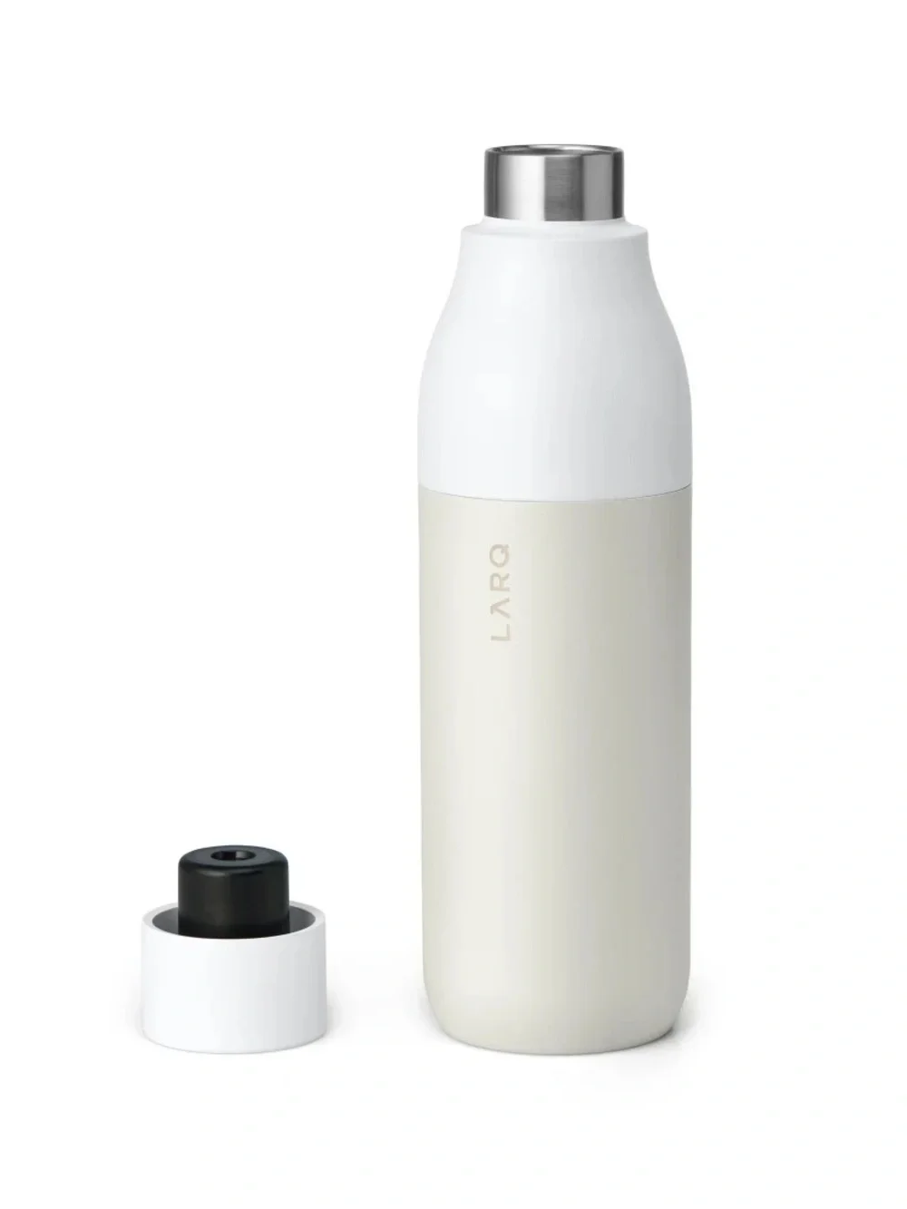 LARQ Self-Cleaning Insulated Bottle — White/Cream
